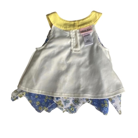 Little Me Pink 12M Baby Girl Coat & Little Lass Flowy Pink Floral Top Tunic 12M - Picture 8 of 12